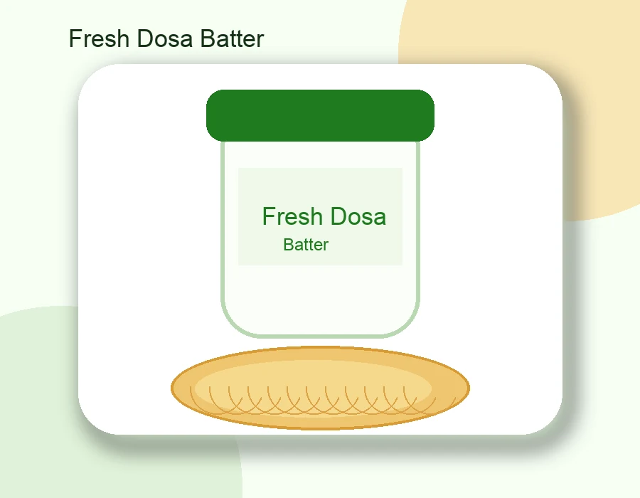 Fresh dosa batter